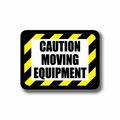Ergomat 50in x 32in RECTANGLE SIGNS - CAUTION MOVING EQUIPMENT DSV-SIGN 1600 #2403 -UEN